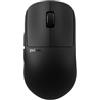 Pulsar Gaming Gears X2H CrazyLight Mouse Gaming wireless, Mini, Jet Nero | Ultraleggero 1.30 oz (37g), Simmetrico, Lati curvi, Back-Aggressive Hump, Relaxed Claw/Claw Grip, XS-1, 32K DPI, 8K