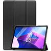 ProCase Custodia per Lenovo Tab M10 10.1 pollici 2022 di Terza Generazione, TB328FU / TB328XU, Sottile Copertura Leggera con Supporto Rigido a Libro con Spegnimento Automatico e Sveglia, Nero