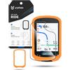 yystao Custodia per navigatore GPS Magene C506/Magene C506SE, custodia in silicone yystao con 1 pellicola morbida in PET, antiurto, impermeabile, antipolvere, arancione