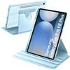 A-BEAUTY Custodia Rotante Compatibile con Samsung Galaxy Tab S10 FE Plus 13.1 Pollici 2025 (SM-X620/X626/X626B), Antiurto Trasparente Cover, Auto Svegliati/Sonno, Blu Cielo
