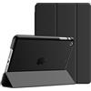 JETech Custodia per iPad mini 3/2/1, Nero | Cover per 7,9 2014/2013/2012 Modello, Retro Traslucido Sottile, Supporto Tri-Pieghevole, Auto Svegliati/Sonno, Antiurto