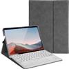 SSS·GRGB Custodia per Microsoft Surface Pro 7 Plus/7/6/5/4 da 12,3 pollici, visualizzazione ad angolo multiplo, supporto per pennino, dissipazione del calore leggera, compatibile con tastiera con