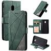 QiongniAN Custodia per Samsung Galaxy J3 2017,Custodia per Samsung SM-J330F/DS Galaxy J3 Duos 2017 / SM-J3300 SM-J330FN SM-J330G SM-J330L / SM-J330G/DS Galaxy J3 PRO 2017 Custodia Cover Case Green