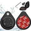 AXFEE 2 Pezzi Airtags Portachiavi, Custodia Impermeabile IPX8 Air Tag | con Adesivo Super Adesivo, Resistente Agli Urti, Antigraffio, per Bici, Portafoglio, Telecomando, Drone-Tipo Goccia Acqua