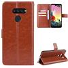 QiongniAN Cover per LG K50S,Custodia per LG LMX540BMW K Series K50S 2019 / LMX540EMW LM-X540 Custodia Portafoglio in Pelle Flip Case Brown