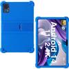 AKNICI Custodia Silicone per DOOGEE T35/ DOOGEE T30SE/ DOOGEE T30S/ DOOGEE T40/ DOOGEE T30 Ultra/DOOGEE T30 Pro Tablet 11 Pollici, Protettiva Cover con Supporto Integrato, Blu