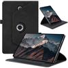 CASAFUNY Custodia per Samsung Galaxy Tab A6 10.1'' 2016 SM-T580/T585 Rotating Custodia Protettiva con Supporto Ruotabile a 360°e Auto Sveglia/Sonno Tablet Cover per Samsung Galaxy Tab A 10.1 2016, Nero