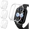 iVoler 3 Pezzi Clear Cover con Pellicola Protettiva per Xiaomi Redmi Watch 5 Lite (Non per Redmi Watch 5), Copertura Completa Custodia Anti-Graffio Ultra Sottile Morbida TPU Case, Trasparente