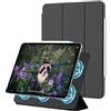 ZOPSGYU Custodia magnetica per iPad di 11a generazione (A16) da 11 pollici 2025, iPad di 10a generazione da 10,9 pollici 2022, fissaggio magnetico, custodia sottile pieghevole a tre volte, funzione di