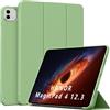 QJONSIU Cover Compatibile con Honor MagicPad 4 12.3 2026, Funzione Stand Antigraffio Protettiva in TPU, Ultra Sottile Kickstand Case-Mint green
