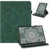laddutoi Cover per Samsung Galaxy Tab A11 2025/A9 2023 8,7, Verde | Pelle PU Custodia per SM-X133/X135/X110, Rotazione a 360 Gradi Supporto, Slot per Schede, Antiscivolo, Protettiva Flip Case