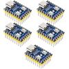 AYWHP 5 schede di sviluppo R-Pi RP2040-Zero con USB-C, Dual-Core ARM Cortex-M0+, 2 MB Flash, compatibile con Raspberry Pi Pico, supporta C/C++ e MicroPython (già saldato)