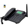 BW 2.4'' senza fili GSM Quadband classico Scrivania Telefono cornetta del telefono per affari o famiglia (soprattutto per le persone più anziane)