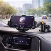 Generic Supporto universale per telefono cellulare da cruscotto, finitura opaca e forte ventosa, girevole a 360°, per iPhone 16, 15, 14, Samsung Android, necessità per auto