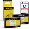 PATONA 2X Batteria per Canon LP-E12 LPE12 800mAh 7.2V | Batteria di ricambio per EOS 100D Rebel SL1, EOS M M2 M10 M50 M100 M200, PowerShot SX70 HS, 100% identica all'originale