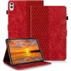 CASAFUNY Custodia per Samsung Galaxy Tab S11 Ultra Custodia Protettiva Magnetica Cover con S Pen Holder e Auto Sonno/Sveglia per Samsung Galaxy Tab S11 Ultra 2025 14.6 Pollici SM-X930 SM-X936, Rosso