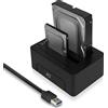 ACT Docking station USB 3.1 Gen1 (USB3.0) per HDD/SSD SATA da 2,5 e 3,5 AC1504