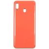 Generic Mobile TM Compatibile con Cover Posteriore Samsung A20E Arancione Telaio SM-A202F con Logo Vetro Posteriore Parte di Ricambio