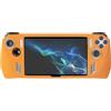Hensych Custodia protettiva in silicone per console di gioco ROG Ally, adatta per console di gioco ROG Ally, custodia in silicone, custodia protettiva antigraffio e antiscivolo (arancione)