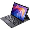 leleyo Custodia Tastiera per Xiaomi Redmi Pad 2 11 Pollici Smart Cover con Tastiera Touchpad Magnetica Rimovibile Senza Fili Bluetooth QWERTY, Nero
