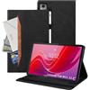 Auslbin Custodia compatibile con Lenovo Tab M11 11 2024 Cover, Tablet in Pelle PU Adatto per Tab M11 TB-330FU /331FC, Stile Classico in Pelle, Nero