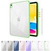 ProCase Custodia Trasparente per iPad 10° Generazione 10,9 Pollici 2022 Rilascio, Copertura Posteriore Trasparente Sottile Leggera per iPad 10 Gen 10.9 A2696 A2757 A2777 -Glitter Verde
