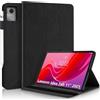 Succtopy Custodia per Lenovo Idea Tab 11 Pollici 2025 TB-336ZU TB-336FU Cover in Pelle PU con Porta Penna Case Protettiva con Funzione di Supporto per Lenovo Idea Tab 2025 11 Pollici Nero