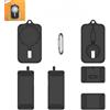 Pidynx Custodia per caricabatterie per 2024 Oura Ring 4 Smart Ring di ricarica Standoff Organizer Cord Case Organizer Caso Organizer