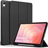 EasyAcc Custodia Cover Compatibile con Samsung Galaxy Tab S11 2025 11 Pollici SM-X730 / SM-X736 con Supporto per Penna S - Ultra Sottile con Funzione Leggio Slim PU Pelle Protettiva Nero