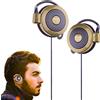 ZORQ Auricolari stereo con clip, 3,5 mm, per videogiochi, MP4, per yoga, esercizi, jogging, escursionismo, corsa Zorq