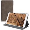 kwmobile Cover compatibile con Huawei MediaPad M3 8.4 - Custodia protettiva simil-pelle camoscio per Tablet - Copertina sottile Tab - Stand-Case