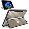 SSS·GRGB Custodia per Microsoft Surface Pro 12 pollici 2025 | Custodia resistente alle cadute, compatibile con supporto integrato, penna magnetica slim e tastiera di tipo cover | nero trasparente