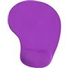 Generic Tappetino per mouse da ufficio con supporto, ergonomico, per gaming, con poggiapolsi, base in gomma per computer portatile, viola