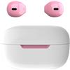 eleror Auricolari Bluetooth Wireless Invisibili, Mini Auricolari Piccoli, Cuffie Semi-In-Ear con Controllo Touch Per Lavoro/Casa/Musica/Audiolibri e Podcast(Rosa)