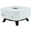 Dee Plus Supporto per Mac Mini M4/M4 Pro 2024, Mac mini m4 accessori, Montaggio Orizzontale con Pad Antiscivolo, Leggero e Organizer da Scrivania per Mac Mini (Nero)