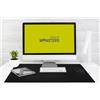 Silent Monsters Tappetino Mouse XXL 90 x 60 cm, Grande, nero, con Bordo Cucito, Durevoli, antiscivolo e silenzioso, gioco, ufficio, casa, lavabile, arrotolabile, Tappetini per il Gaming Mousepad