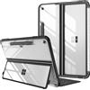FINTIE Custodia per Microsoft Surface Pro 12 Pollici (2025), Antiurto Folio Case Protettiva Cover Posteriore Trasparente, Compatibile con Tastiera Type Cover, Nero