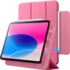 JETech Custodia Magnetica per iPad (A16) 11ª/10ª Gen, Rosa | Per 2025/2022 Modello, Cover Design Smart Sottile, Auto Svegliati/Sonno, Protezione Leggera