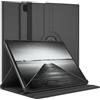 EAZY CASE - Custodia per Apple iPad Pro 12,9 (2020) tablet Cover protettiva Smart Cover Supporto rotante Astuccio pieghevole 360° girevole con funzione stand Similpelle Nero