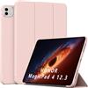 QJONSIU Cover Compatibile con Honor MagicPad 4 12.3 2026, Funzione Stand Antigraffio Protettiva in TPU, Ultra Sottile Kickstand Case-Pink