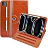 E NET-CASE Custodia per iPad Air 11 pollici M3/M2 2025/2024 6th/5th/4th Gen (2024/2022/2020) e iPad 10th gen 2022 Supporto Auto Sleep/Wake Cover per iPad Pro 11 pollici M5/M4 2025/2024 6th/5th/4th/3rd/2nd Gen