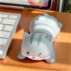 Generic Carino poggiapolsi per mouse tappetino per mouse tastiera supporto per gomito del computer adatto per laptop, scrivanie e forniture per ufficio - Gatto grigio