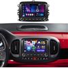 Hikity 5G WiFi 4+64G Android 15 Autoradio per Fiat 500L 2013-2019 Carplay Wireless | CarPlay Android Auto Wireless Schermo Touch 7 Pollici per Auto con GPS Bluetooth 5.0 EQ FM/RDS Telecamera Posteriore