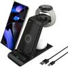 SPGUARD Caricatore Wireless per Google Pixel Watch 3/2, Supporto di Ricarica 3in1 con Google Pixel 8/8a/7/7a/Fold/7, Stazione di Ricarica Wireless per Pixel Buds Pro(Non applicabile a Pixel Watch 1)