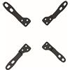 Part King - Braccio adattatore VESA per montaggio a parete della TV, per passare da 75 x 75 mm e 100 x 100 mm a 200 x 100 mm o 200 x 200 mm