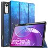 TiMOVO Cover per Lenovo Idea Tab Pro Gen 2 13'' con Portapenna | Adatto per TB390FU, Supporto per Pen, TPU Morbido, Attivazione/Sospensione Automatica, Cielo Stellato Blu