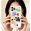 hdqICase Custodia Carina Compatibile con Samsung Galaxy A21s, | Comoda Cover in TPU Morbido Bianco Animali Cartoni Case