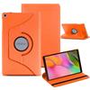 TECH SHEK LTD Custodia girevole a 360 gradi per Samsung Galaxy Tab A 10.1 2019 (T510/T515/T517), custodia in pelle con supporto (arancione)