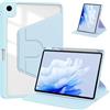 Generico DayQiQiPu Custodia Protettiva per Samsung Galaxy Tab A7 Lite SM-T220/T225/T227 8,7 Pollici 2021 Pelle PU Rotazione a 360° Stand Slim Cover con Supporto per Matita,Blu Cielo