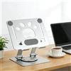 Generic Supporto per tablet girevole a 360° per scrivania, simpatico supporto regolabile in metallo a forma di zampa di gatto, accessori da viaggio per iPad Pro/Air/Mini, iPhone Pro/Max/Plus e altri tablet